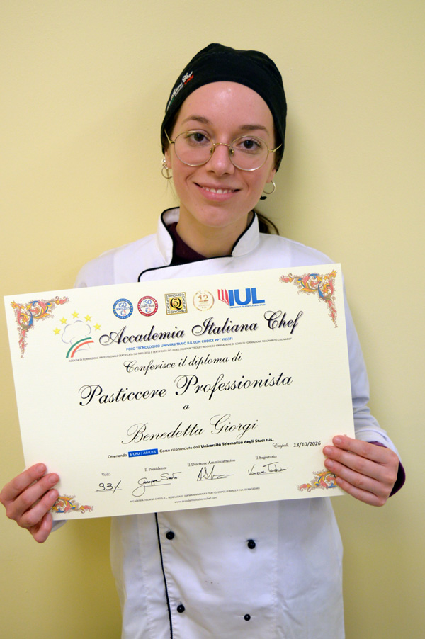 DSC_0126 Benedetta Giorgi, diplomata del corso di Pasticcere Professionista
