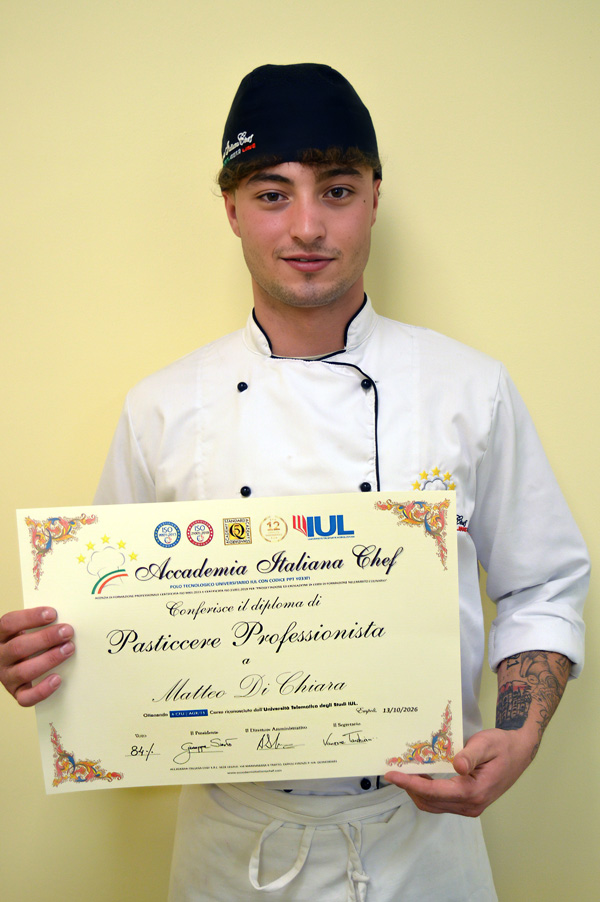 DSC_0132 Matteo Di Chiara, diplomato del corso di Pasticcere Professionista