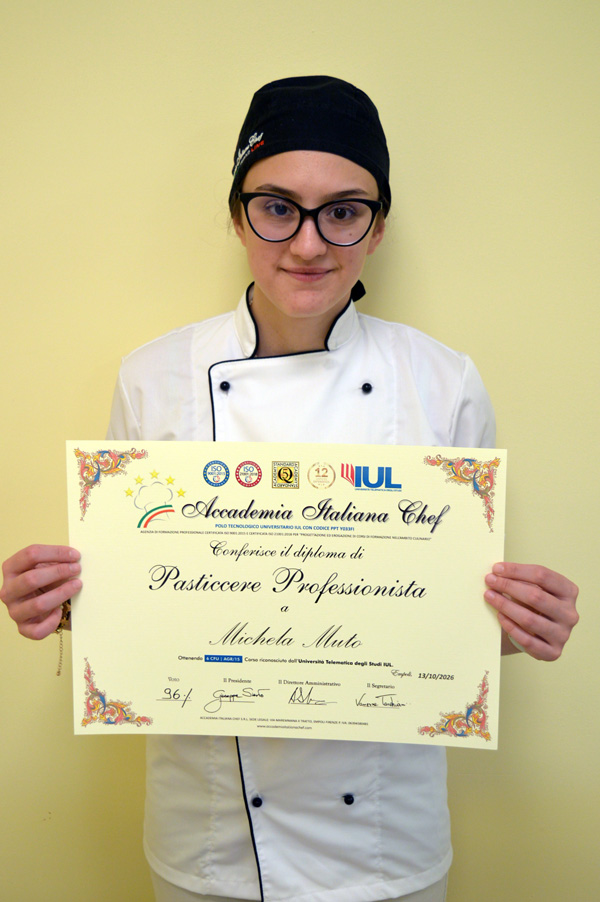 DSC_0138 Michela Muto, diplomata del corso di Pasticcere Professionista