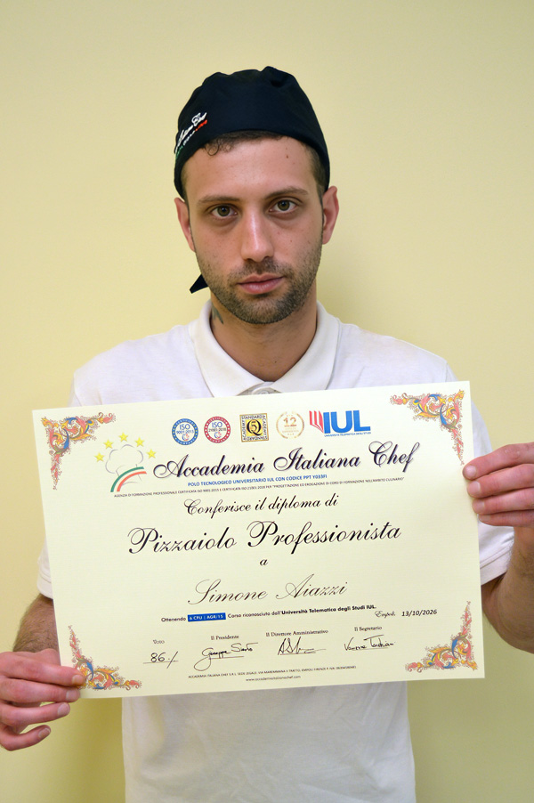DSC_0156 Simone Aiazzi, diplomato del corso di Pizzaiolo Professionista