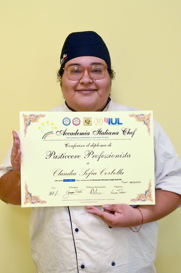 DSC_0895 Claudia Sofia Corbella, diplomata del corso di Pasticcere Professionista