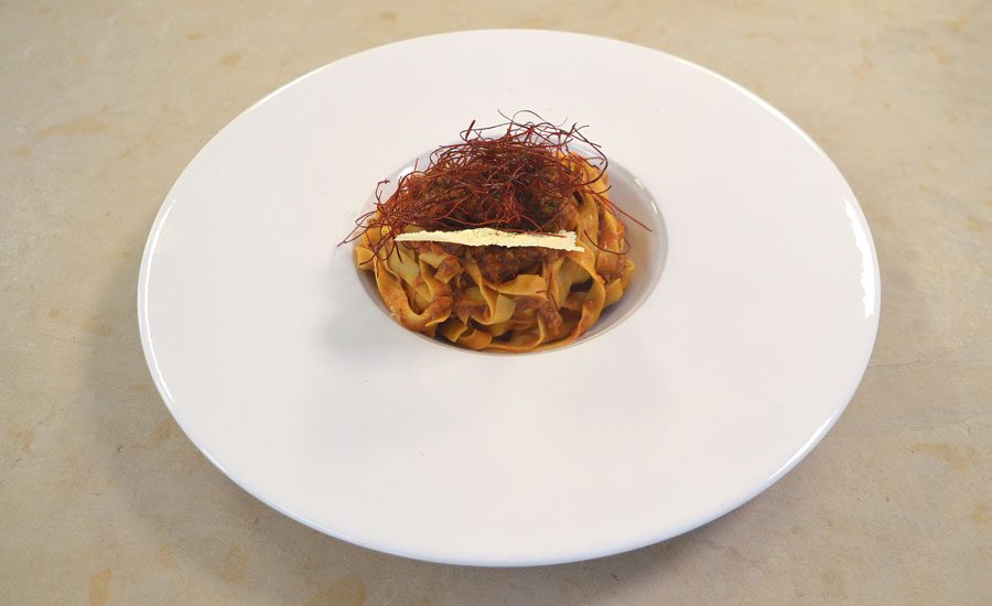 DSC_0912 Fettuccine all’uovo con ragù di Limousine, piatto d’esame di Francesca Nicotera